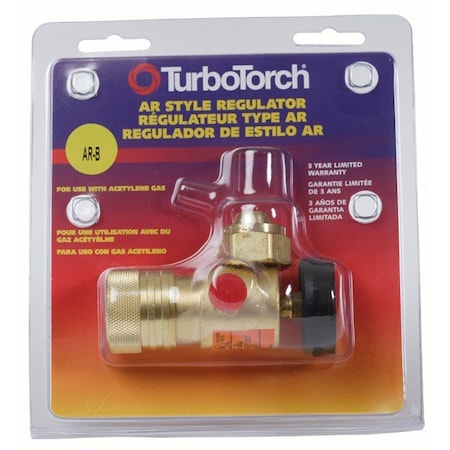 Turbotorch Regulator, Medium-Duty, Single Stage, Acetylene Gas 0386-0725